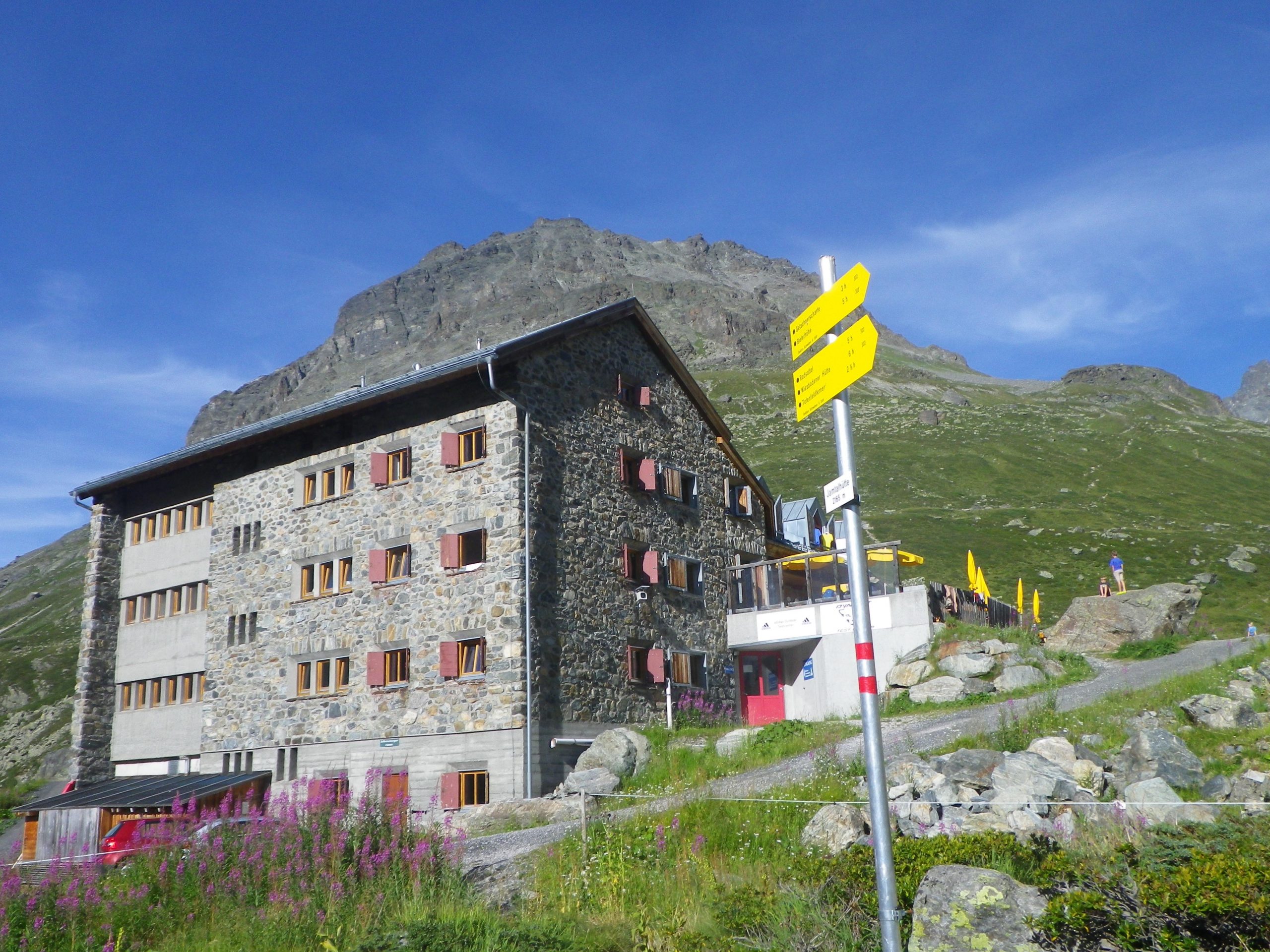 Mountain Hut in the Alps