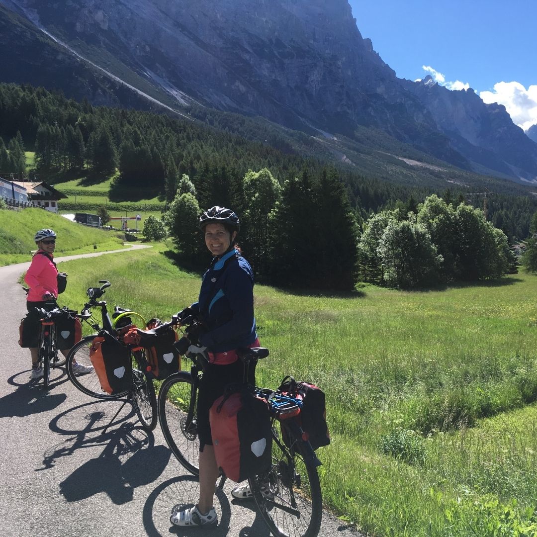 Bike touring in the Alps